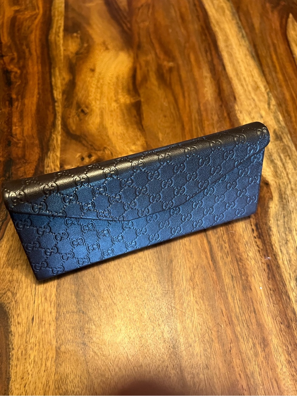 Gucci Embossed GG Eyewear Case
